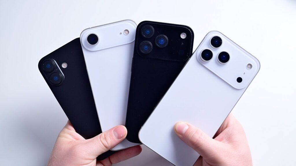 Hands on with all four iPhone 17 dummy models