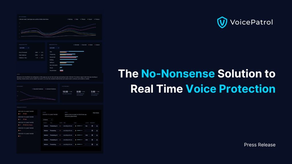 VoicePatrol unveils real-time AI voice protection for games VoicePatrol unveils real-time AI voice protection for games