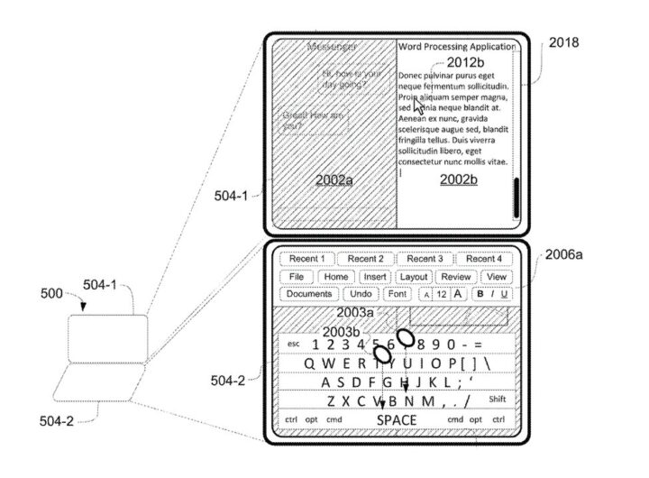 Custom interfaces to get the most out of a folding iPhone or iPad are in the works