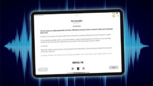 How to record audio and create transcripts in Notes in iOS 18