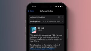 New in iOS 18.5: changes to Mail, Screen Time, Pride Harmony wallpaper