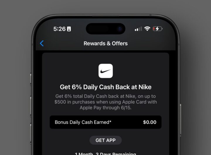 Apple Card promotion offers users 6% cash back on Nike purchases