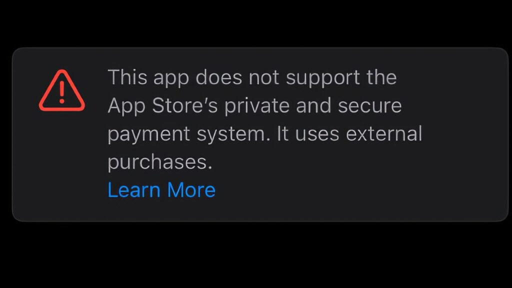 Apple tests EU by adding scare screens to apps using third-party payments Apple tests EU by adding scare screens to apps using third-party payments