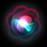 Colorful swirling shapes and a glowing orb on a black background, featuring vibrant shades of pink, blue, and white, creating a dynamic and abstract design.