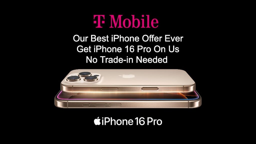 T-Mobile’s best iPhone deal yet nets you a free iPhone 16 Pro, exclusive benefits & more T-Mobile’s best iPhone deal yet nets you a free iPhone 16 Pro, exclusive benefits & more