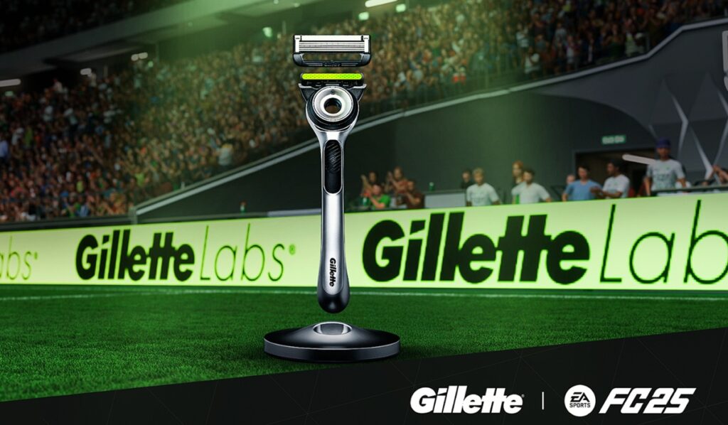 Gillette and EA Sports FC partner on in-game ads and soccer Ultimate Team packs Gillette and EA Sports FC partner on in-game ads and soccer Ultimate Team packs