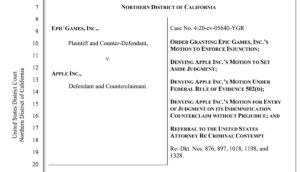 Epic Games touts victory in latest court ruling in Apple antitrust case