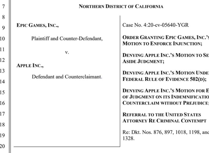 Epic Games touts victory in latest court ruling in Apple antitrust case