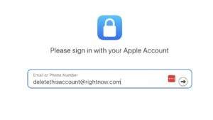 How to delete an Apple Account