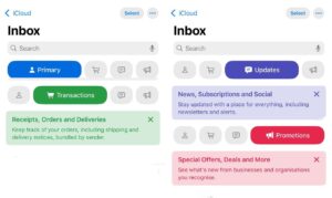 How to use or disable iOS Apple Mail’s new categories feature