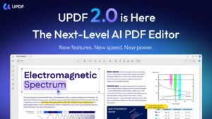 UPDF 2.0 is a next-level AI PDF editor available across every platform, available now