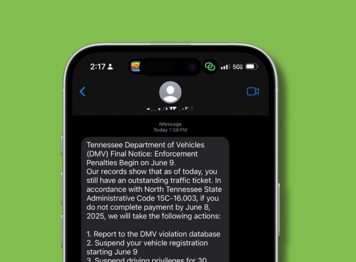 A new scam is targeting iPhone users with fake traffic fines