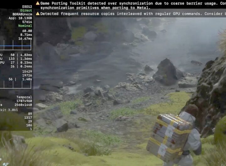 Metal 4 & Game Porting Toolkit 3 boost frame rate & ray tracing performance