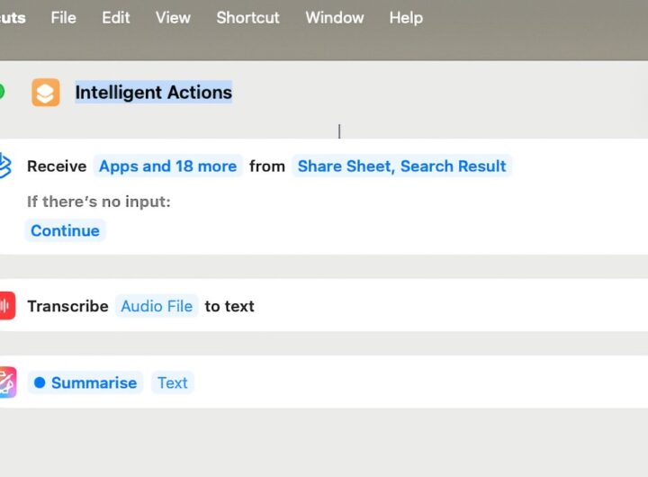 Apple Intelligence is more useful after being added to Shortcuts in macOS 26