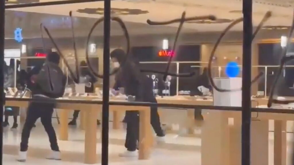 LA Apple Store looted during anti-ICE protests LA Apple Store looted during anti-ICE protests