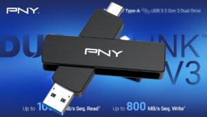PNY Duo Link V3 with USB-C and USB-A will move data between any of your Macs