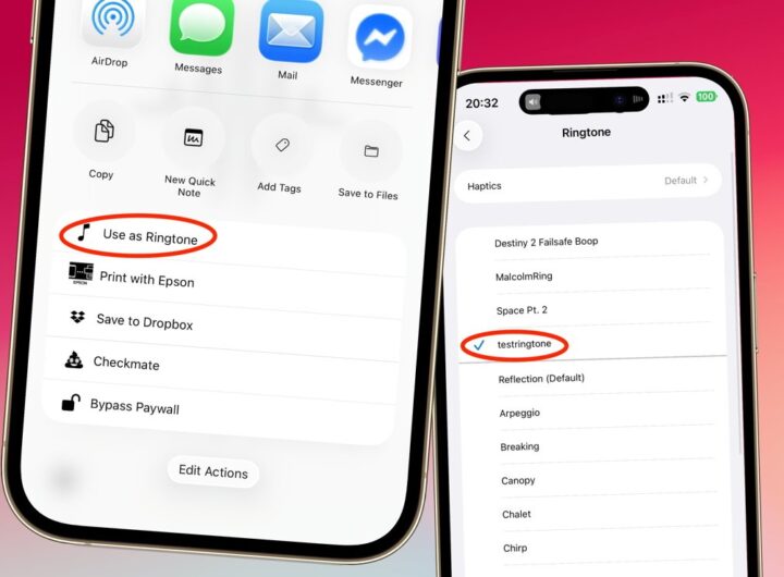 Custom ringtones are slightly easier to add in iOS 26