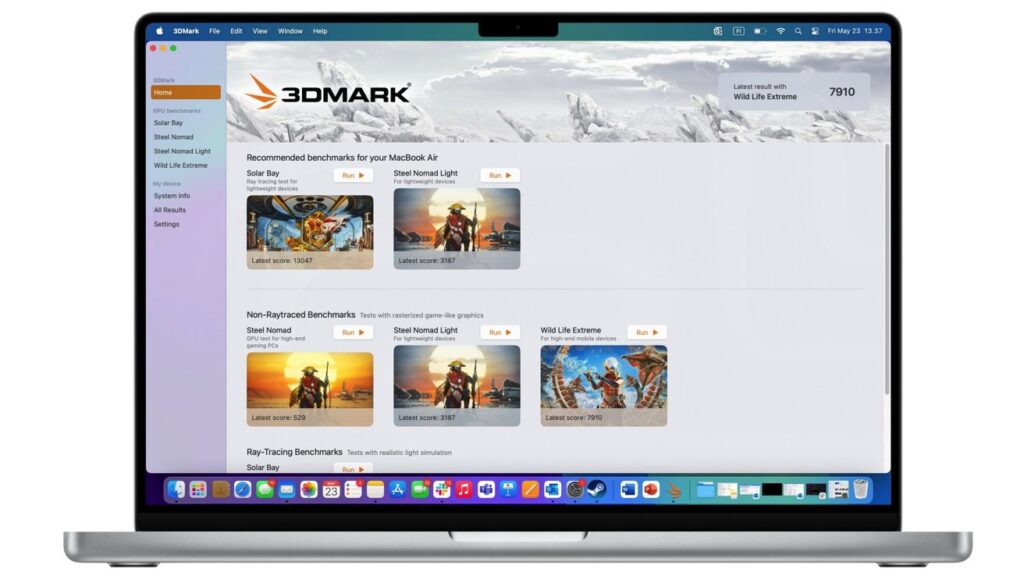 PC benchmarking tool 3D Mark arrives on macOS PC benchmarking tool 3D Mark arrives on macOS
