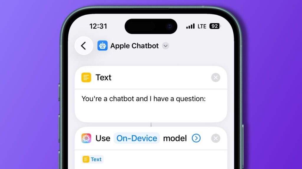 Apple says there’s no chatbot — but Shortcuts in iOS 26 says otherwise Apple says there’s no chatbot — but Shortcuts in iOS 26 says otherwise