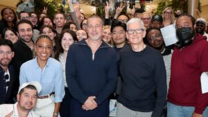 Brad Pitt and Tim Cook gatecrash ‘Severance’ event to promote ‘F1’