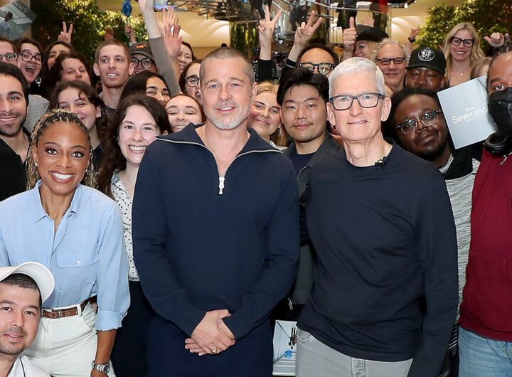 Brad Pitt and Tim Cook gatecrash ‘Severance’ event to promote ‘F1’