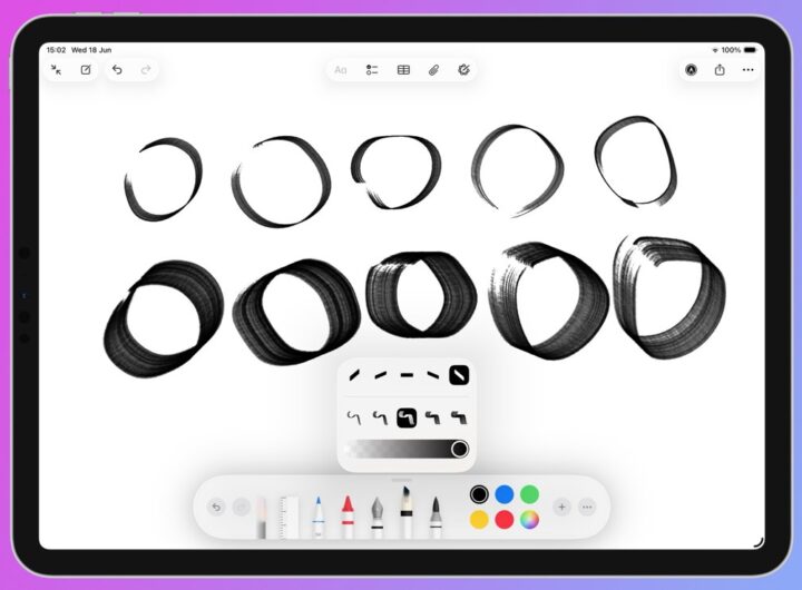The iPadOS 26 reed pen tool is a great calligraphy addition