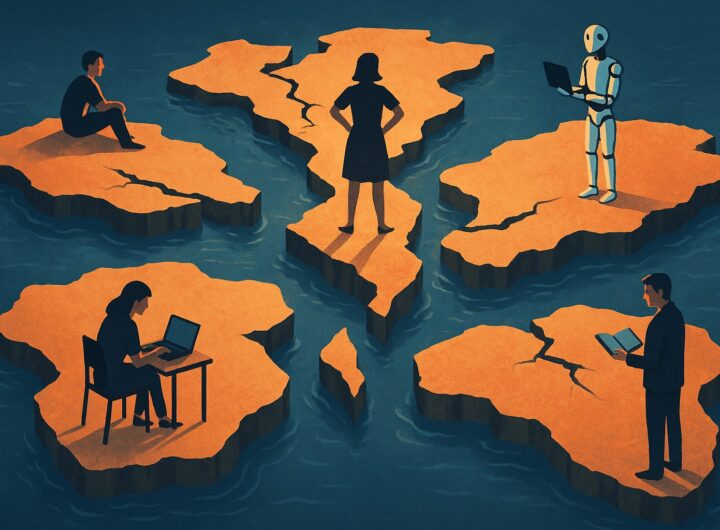 Between utopia and collapse: Navigating AI’s murky middle future