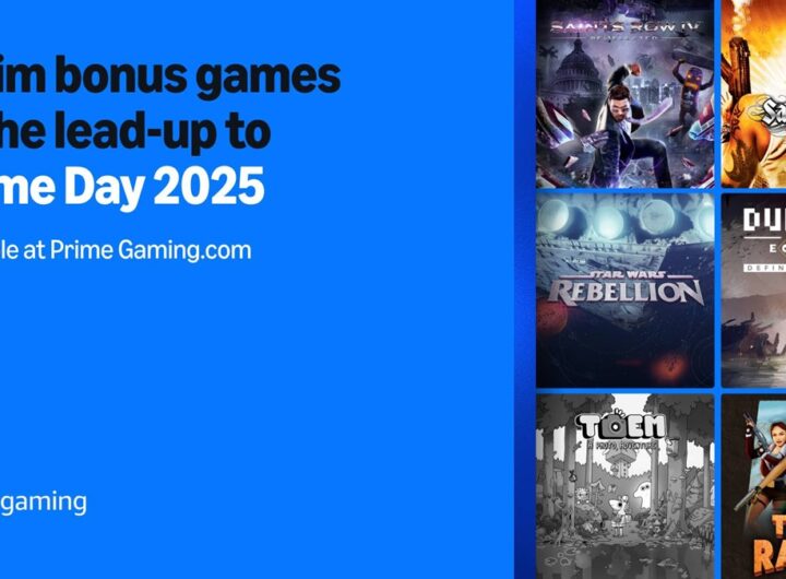 Amazon Prime Day will take place July 8 to July 11, with six bonus PC games via Prime Gaming
