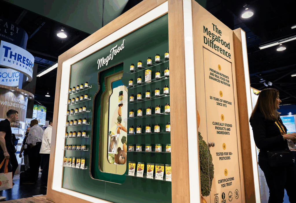 Three Ways MegaFood’s Booth at Expo West 2025 Solved for Sustainability on a Budget