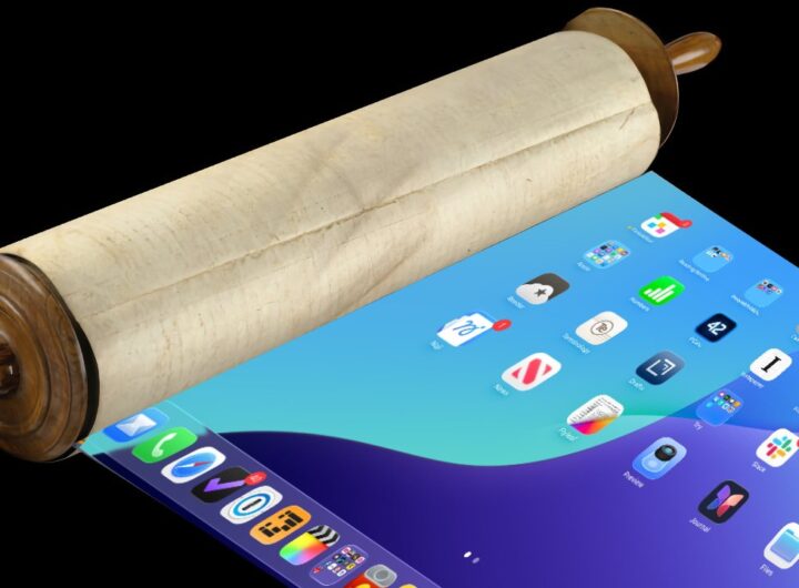 A rollable iPad won’t break at the hinge, and Apple keeps working on one