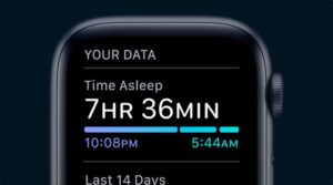 Uncovered iOS 26 beta image hints at sleep score for Apple Watch