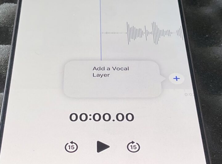How to add vocals & voiceovers with Voice Memos layered recording