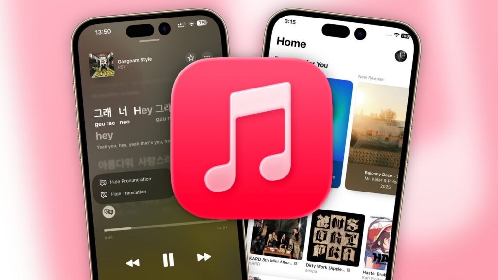 Apple Music iOS 26 vs iOS 18: AutoMix, Liquid Glass, and lyrics in your language