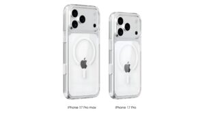 What the iPhone 17 Pro looks like with moved MagSafe & Apple logo
