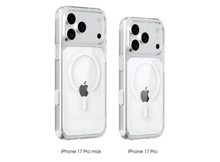 What the iPhone 17 Pro looks like with moved MagSafe & Apple logo