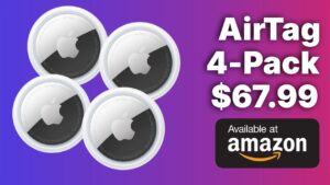 Apple AirTag 4-pack plunges to .99 for Prime Day 2025