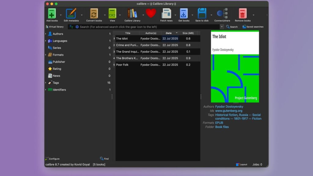 How to build your own online e-book library using Calibre