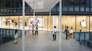Apple unveils second Osaka store ahead of its opening