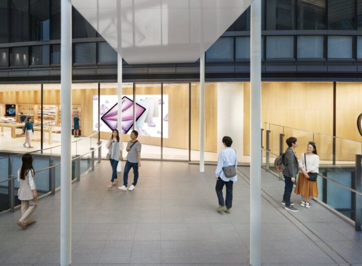 Apple unveils second Osaka store ahead of its opening