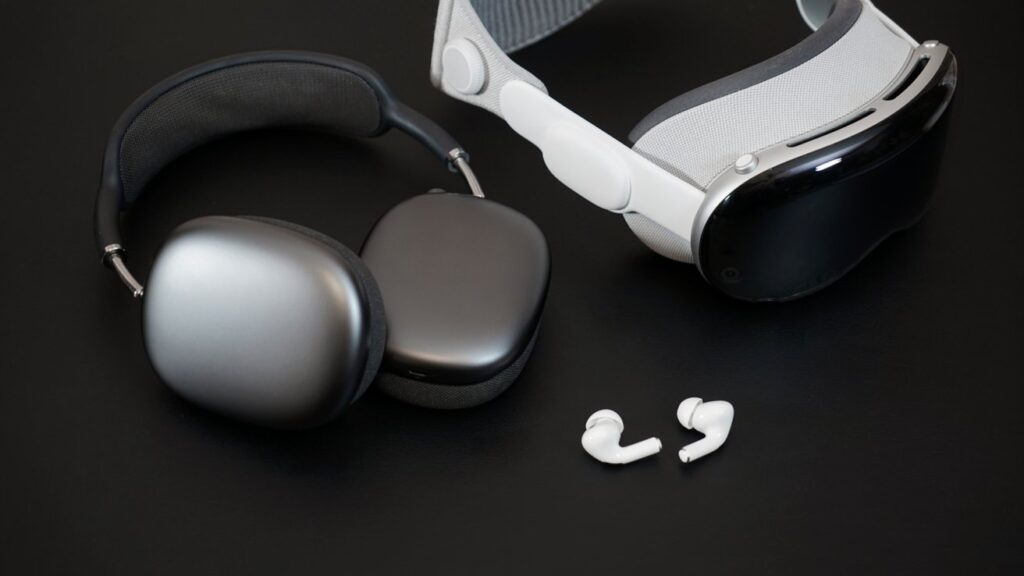 AirPods could vibrate your head when you type on Apple Vision Pro in the future