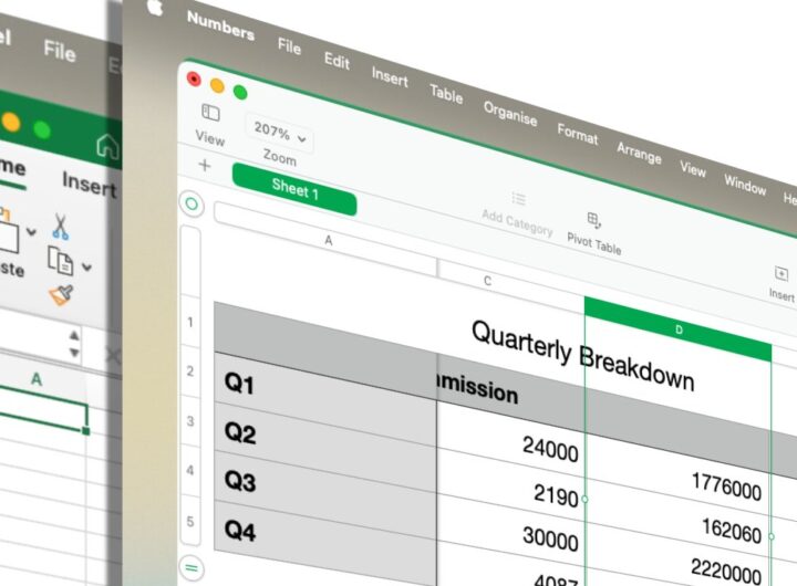 Inside Apple’s Numbers – how it compares to Microsoft Excel