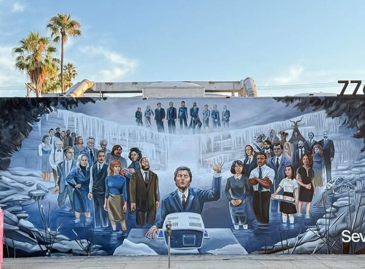 New ‘Severance’ art appears at Apple’s usual Melrose mural spot