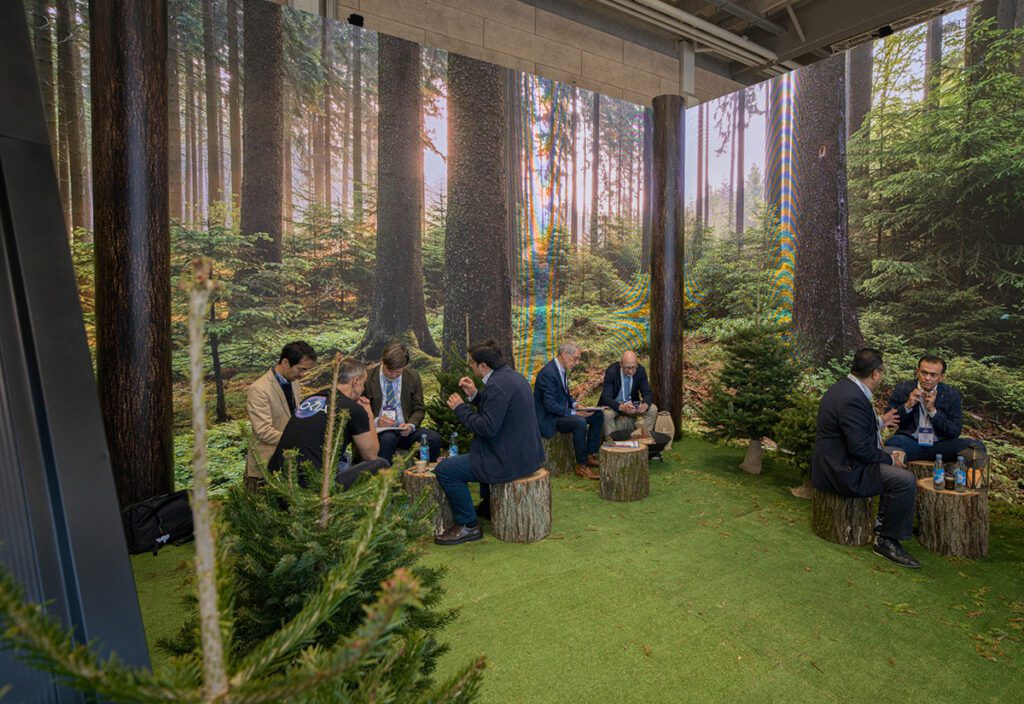 How Nokia Created a Midsummer Forest for its Booth at DTW Ignite