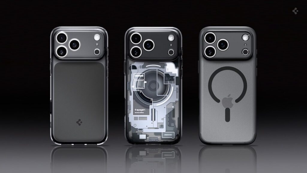 Spigen’s iPhone 17 Pro Max clear cases have a solution to that logo problem