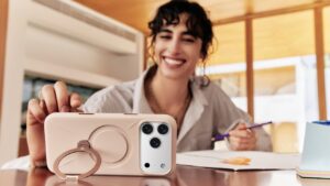 Torras Ostand Q3 Silicone case for iPhone 17 Pro Max offers premium style and function