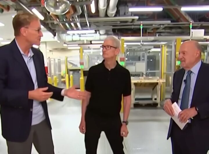 Cook talks iPhone Air battery, glass investment in Corning factory visit