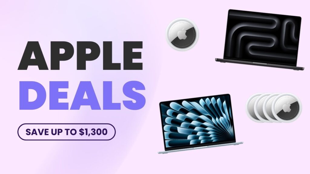 Deals: AirTag , MacBook Air from 5, M3 Max 16″ MacBook Pro ,199