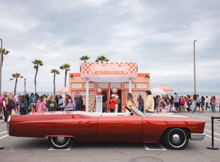 How a Viral Gen Z Hoodie Brand is Maximizing Signage on a Pop-up Tour