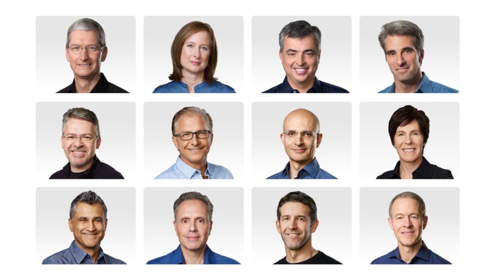 Apple’s leadership page will look very different in the next five years