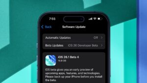 iOS 26.1 beta 4 gets Liquid Glass opacity setting, Camera Swipe toggle